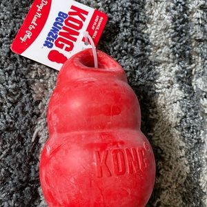 Kong Bounzer in red 6 inches tall